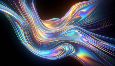 Abstract fractal. Fractal art background for creative design. Decoration for wallpaper, desktop,...