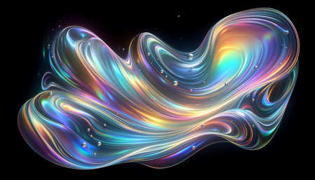 Abstract fractal. Fractal art background for creative design. Decoration for wallpaper, desktop,...