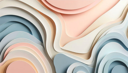 3d abstract paper art style, design layout for business presentations, flyers, posters,...