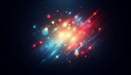 abstract background with magic light effect. Vector illustration for your design