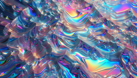 abstract fractal background a computer-generated 2D illustration, textureの写真素材