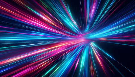 Abstract background. luminous swirling. Elegant glowing circle.  Sparking particle. Space tunnel....