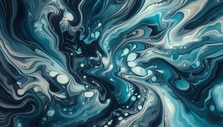 Marble abstract acrylic background. Marbling artwork texture. Agate ripple pattern. Gold powder.