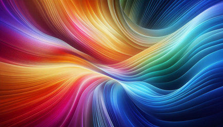 abstract colorful background with smooth lines in it, beautiful lines and blur