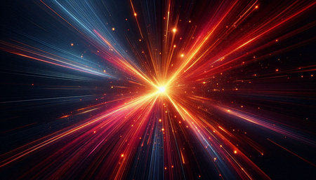 abstract background with rays of light and space for text or image