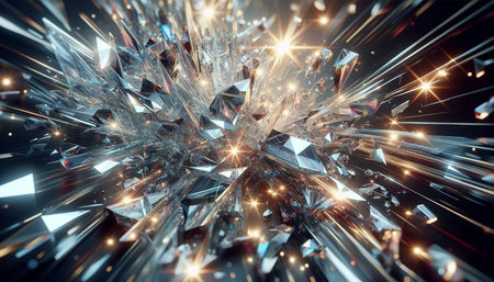 3D rendering of abstract fractal background for creative design, art and entertainment