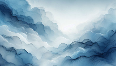 Abstract background with blue smoke. Vector illustration. Can be used for advertisingeting,...