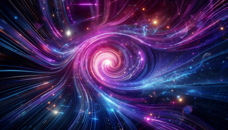abstract fractal background a computer-generated 2D illustration, texture