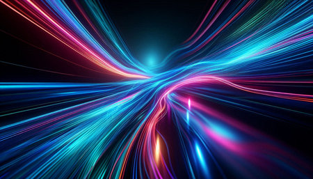 Abstract fractal. Fractal art background for creative design. Decoration for wallpaper, desktop,...
