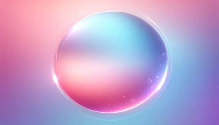 abstract colorful background with bubbles, 3d rendering computer digital illustration