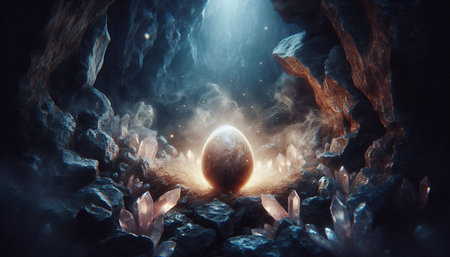 Planets in deep space. Science fiction art. 3D rendering