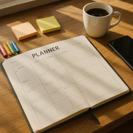 Planner Calendar Schedule Meeting Reminder Event Graphic Word Texting Concept
