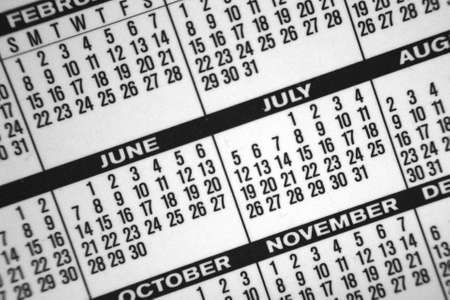 A great background made of a close-up from a pocket calendar.の写真素材