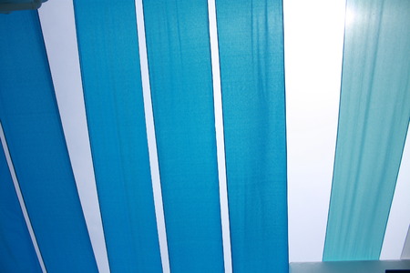 Shelter blue stripsの写真素材