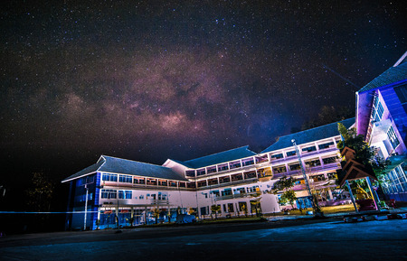 milky wayの写真素材