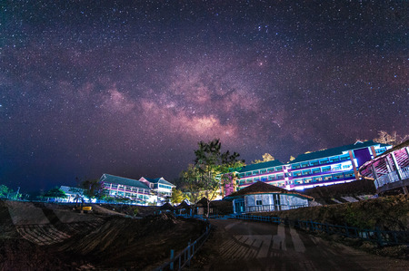 milky wayの写真素材