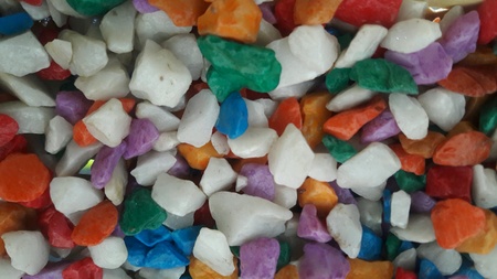 Small colorful stones