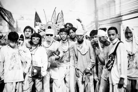 Phuket Vegetarian Festival, Thailandのeditorial素材