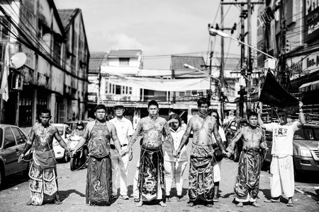 Phuket Vegetarian Festival, Thailandのeditorial素材