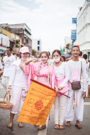 Phuket Vegetarian Festival, Thailandのeditorial素材