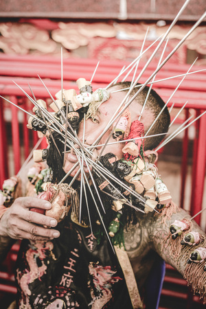 Phuket Vegetarian Festival, Thailandのeditorial素材