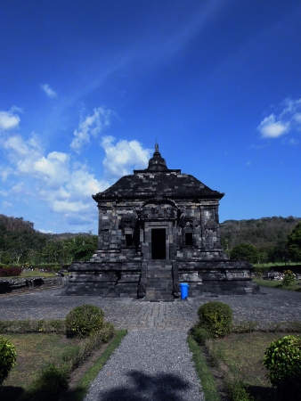 Candi banyunibo, hindu temple on bokoharjo java, near jogjakartaの写真素材