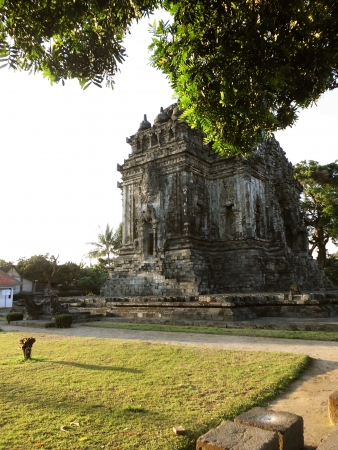 Kalasan Temple, a mixed budha and hindu temple placed on jogjakarta, indonesiaの写真素材
