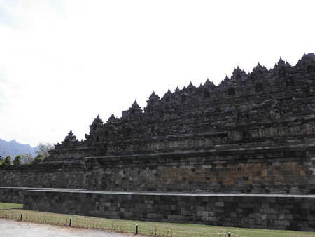 borobudur templeの写真素材