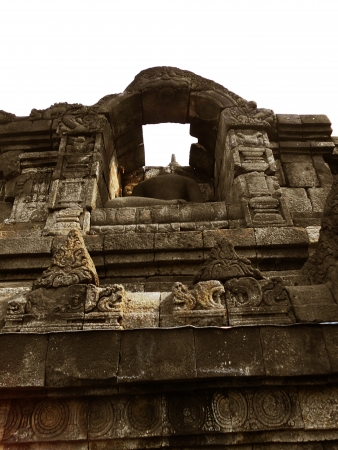 ornament of borobudur templeの写真素材