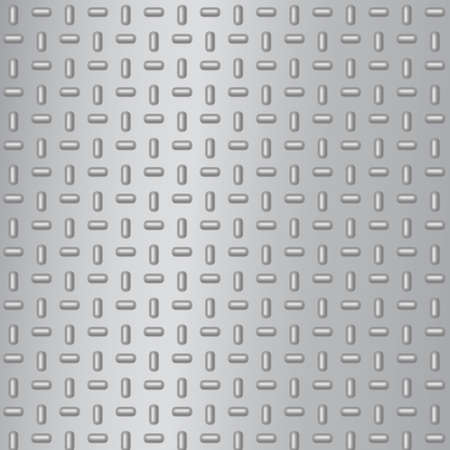 Realistic diamond steel metal sheet. Industrial flooring grid texture backgroundのイラスト素材