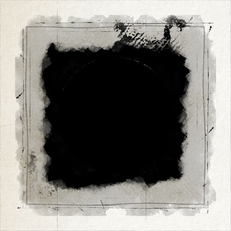 Computer designed highly detailed grunge frame with space for your text or image. Great grunge layer for your projects.の写真素材