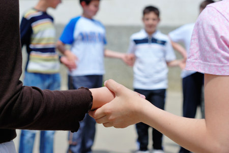 Children hands