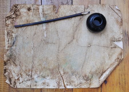 Old grunge paper great for your messageの写真素材