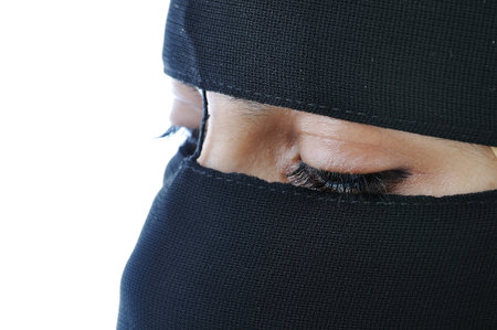 Asian arabic muslim woman with significant clothes