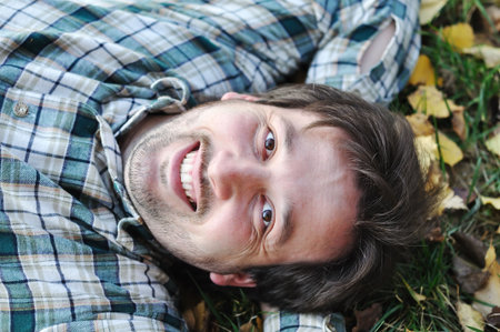 Happy manの写真素材