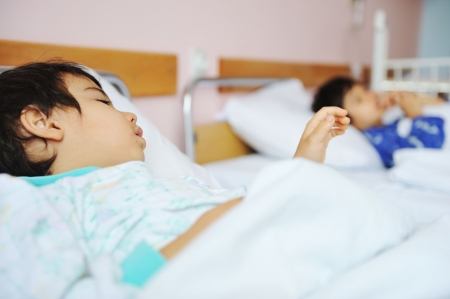 Ill child in hospital Ill child in hospital