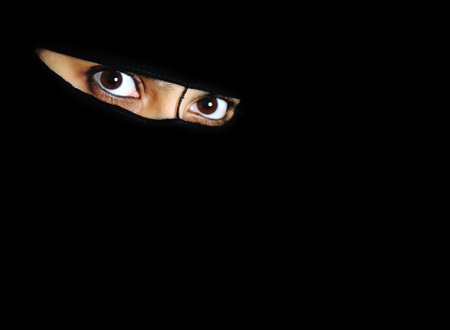 Mystery, woman, eyes, oriental, exotic