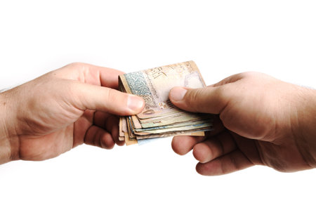 Giving money