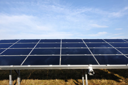 Solar panels energy field