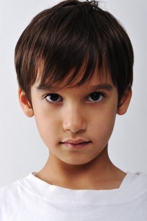 Little boy portraitの写真素材