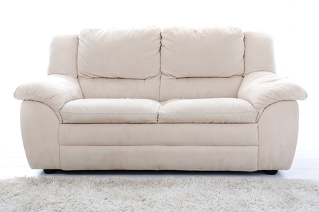 White sofaの写真素材