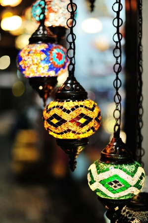 Holiday decorated lightsのeditorial素材