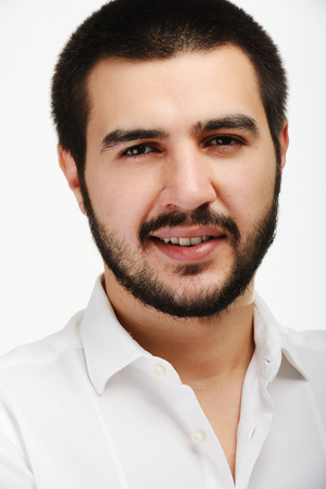 Young Middle eastern young attractive male model posingの写真素材
