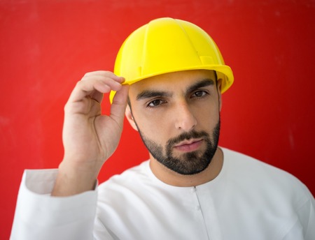 Arabic young businessman posingの写真素材