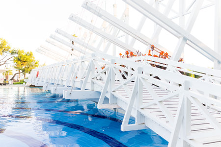 Spending holiday vacation in beautiful resortの写真素材