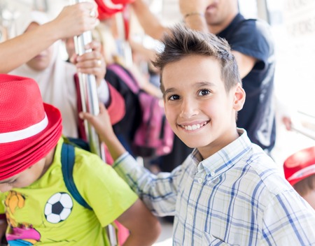 Children on travelの写真素材