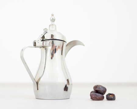 Arabian coffee ready for Ramadanの写真素材