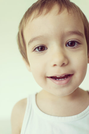 Little kid at home