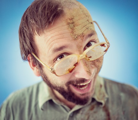 Hipster geek nerdの写真素材