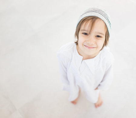 Happy Arab boysの写真素材